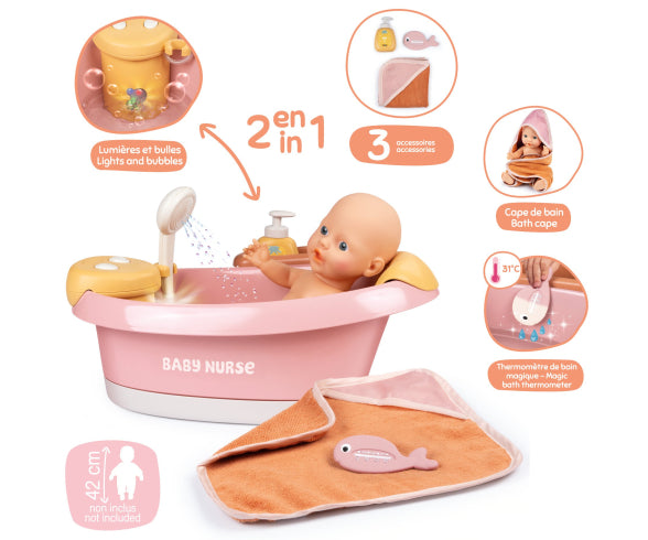 Smoby Baby Nurse Balneo Bath