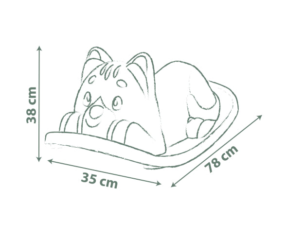Smoby Life Cat Rocker Blue