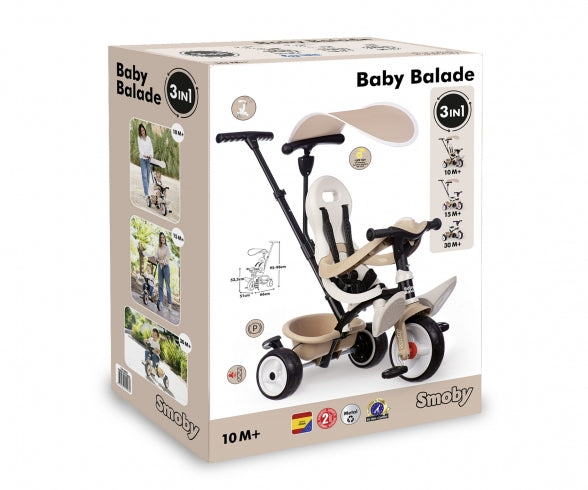 Smoby Tricyvle Baby Balade Beige