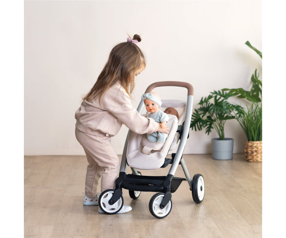 Smoby Maxi-Cosi Twin Pushchair Beige