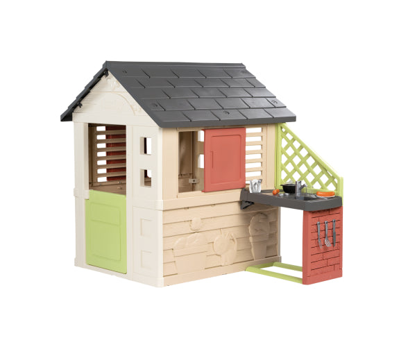 Smoby Life Nature Playhouse + Kitchen